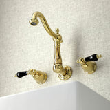 Duchess Double-Handle 3-Hole Wall Mount Bathroom Faucet