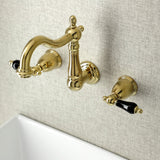 Duchess Double-Handle 3-Hole Wall Mount Bathroom Faucet