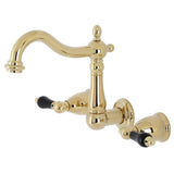 Duchess Double-Handle 3-Hole Wall Mount Bathroom Faucet