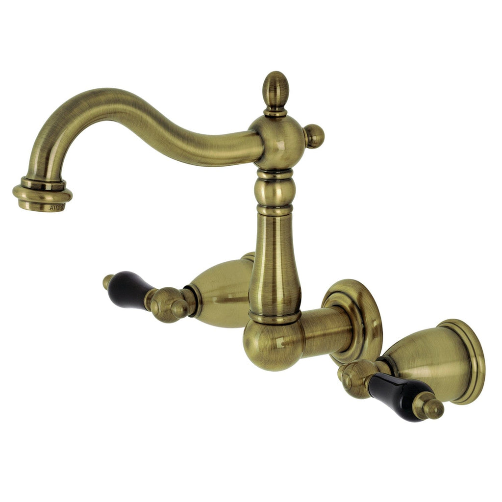 Duchess Double-Handle 3-Hole Wall Mount Bathroom Faucet