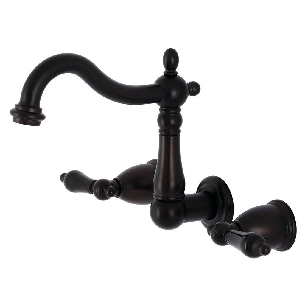 Duchess Double-Handle 3-Hole Wall Mount Bathroom Faucet