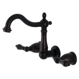 Duchess Double-Handle 3-Hole Wall Mount Bathroom Faucet
