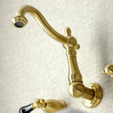 Duchess Double-Handle 3-Hole Wall Mount Bathroom Faucet