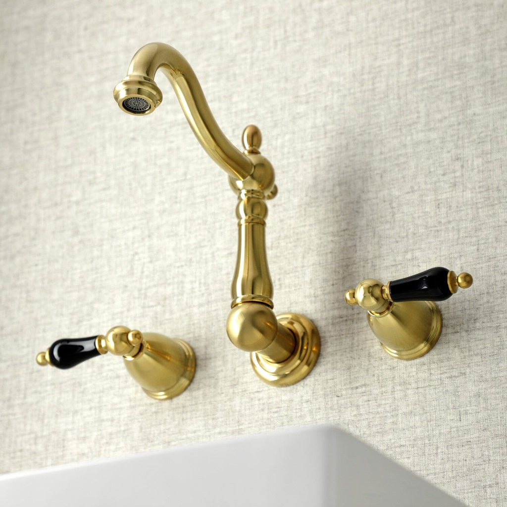 Duchess Double-Handle 3-Hole Wall Mount Bathroom Faucet
