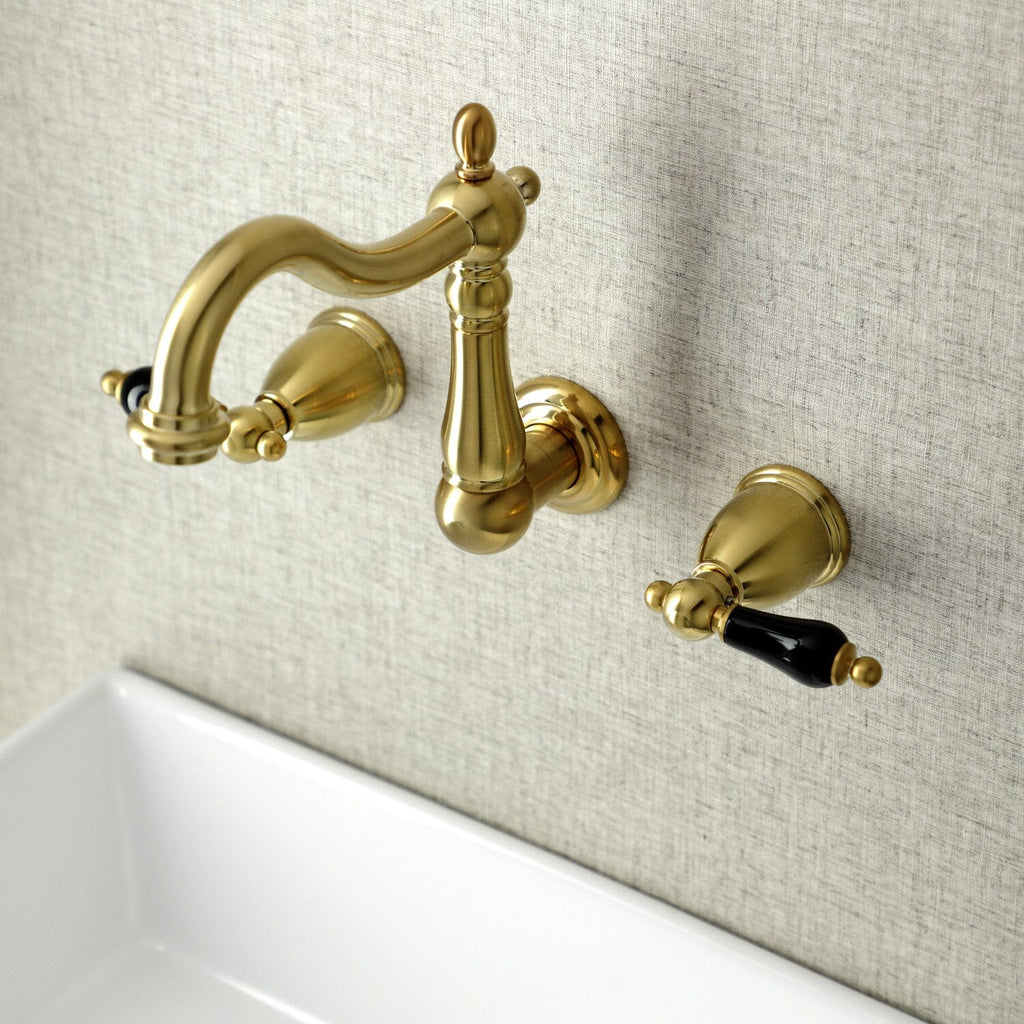 Duchess Double-Handle 3-Hole Wall Mount Bathroom Faucet