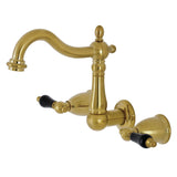 Duchess Double-Handle 3-Hole Wall Mount Bathroom Faucet