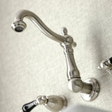 Duchess Double-Handle 3-Hole Wall Mount Bathroom Faucet