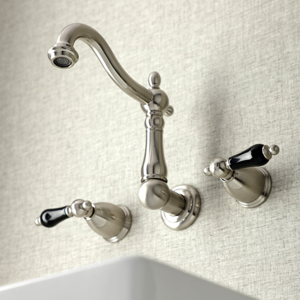 Duchess Double-Handle 3-Hole Wall Mount Bathroom Faucet