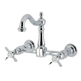Essex Two-Handle 2-Hole Wall Mount Bridge Kitchen Faucet