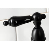Duchess Two-Handle 4-Hole Deck Mount Bridge Kitchen Faucet with Brass Side Sprayer