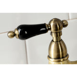 Duchess Two-Handle 4-Hole Deck Mount Bridge Kitchen Faucet with Brass Side Sprayer