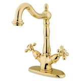Heritage Two-Handle 1-or-3 Hole Deck Mount Vessel Faucet