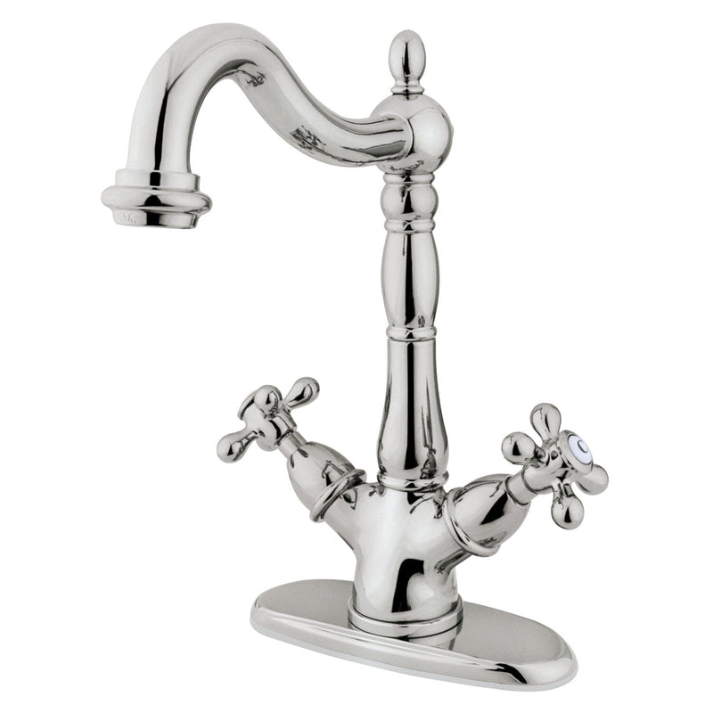 Heritage Two-Handle 1-or-3 Hole Deck Mount Vessel Faucet