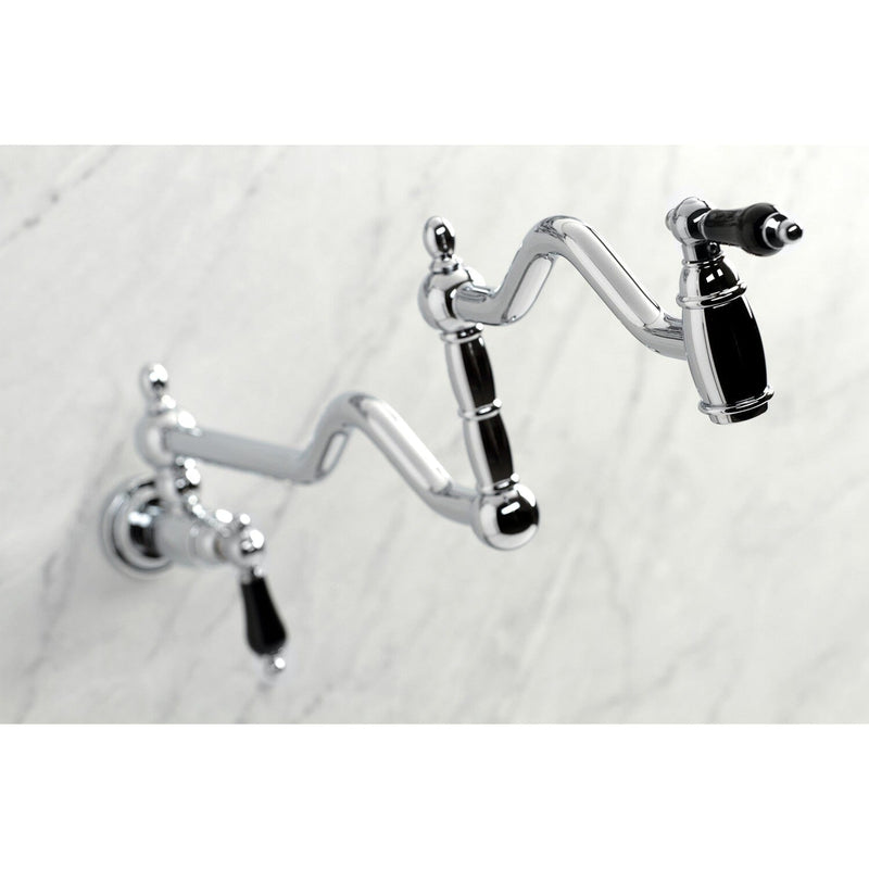 Duchess Two-Handle 1-Hole Wall Mount Pot Filler Faucet