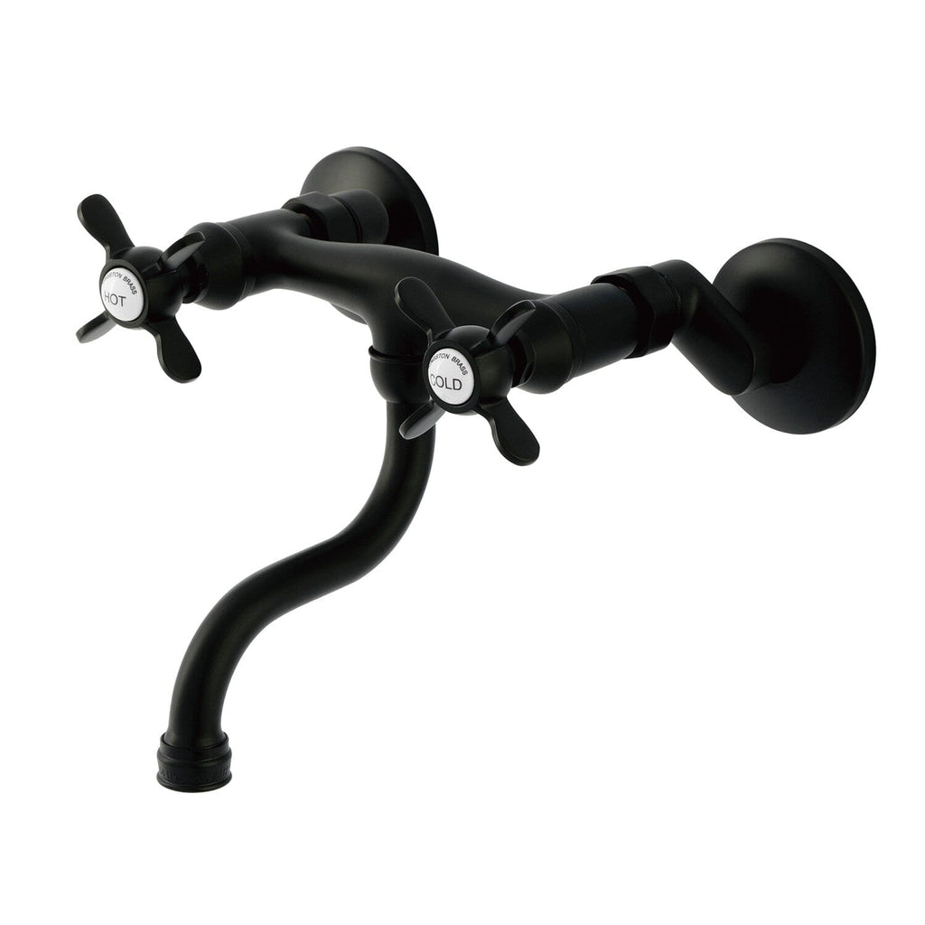 Essex Double-Handle 2-Hole Wall Mount Bathroom Faucet