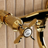 Essex Double-Handle 2-Hole Wall Mount Bathroom Faucet