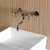 Essex Double-Handle 2-Hole Wall Mount Bathroom Faucet