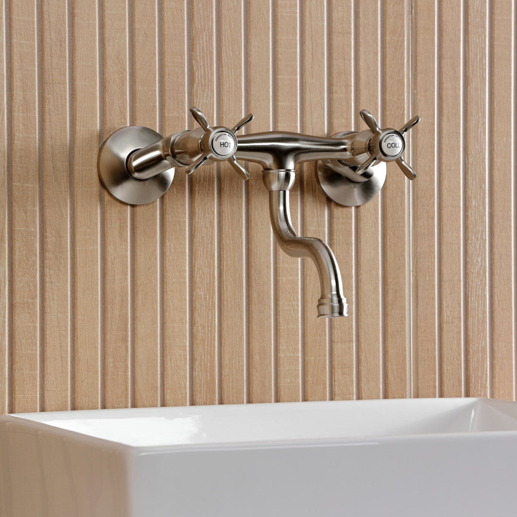 Essex Double-Handle 2-Hole Wall Mount Bathroom Faucet