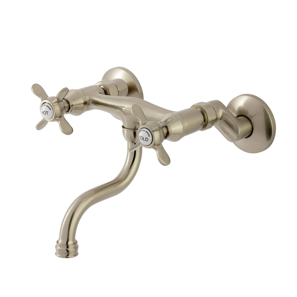 Essex Double-Handle 2-Hole Wall Mount Bathroom Faucet