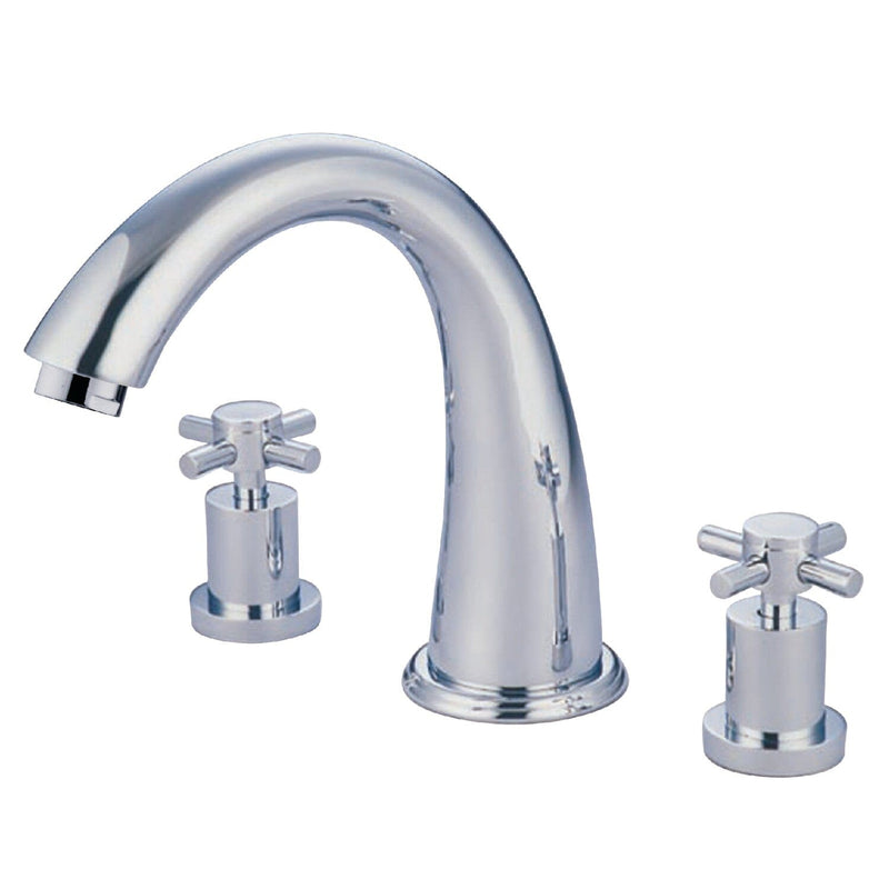 Concord Two-Handle 3-Hole Deck Mount Roman Tub Faucet