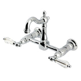 Willshire Double-Handle Wall-Mount Bridge Kitchen Faucet