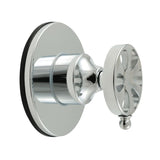 Belknap Single-Handle Three-Way Diverter Valve with Round Trim Kit