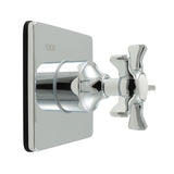 Hamilton Single-Handle Three-Way Diverter Valve with Square Trim Kit