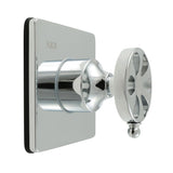 Belknap Single-Handle Three-Way Diverter Valve with Square Trim Kit