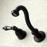 Duchess Double-Handle 3-Hole Wall Mount Bathroom Faucet