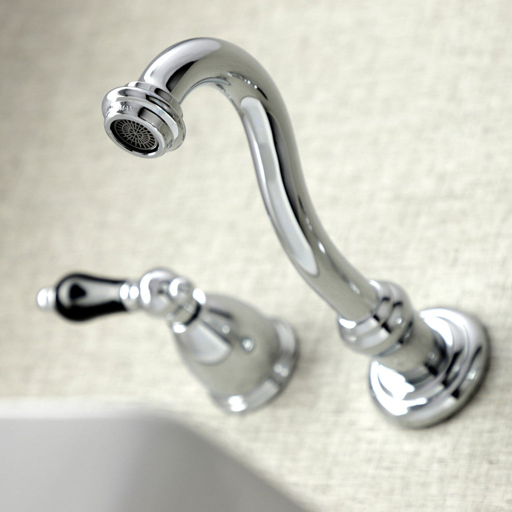 Duchess Double-Handle 3-Hole Wall Mount Bathroom Faucet