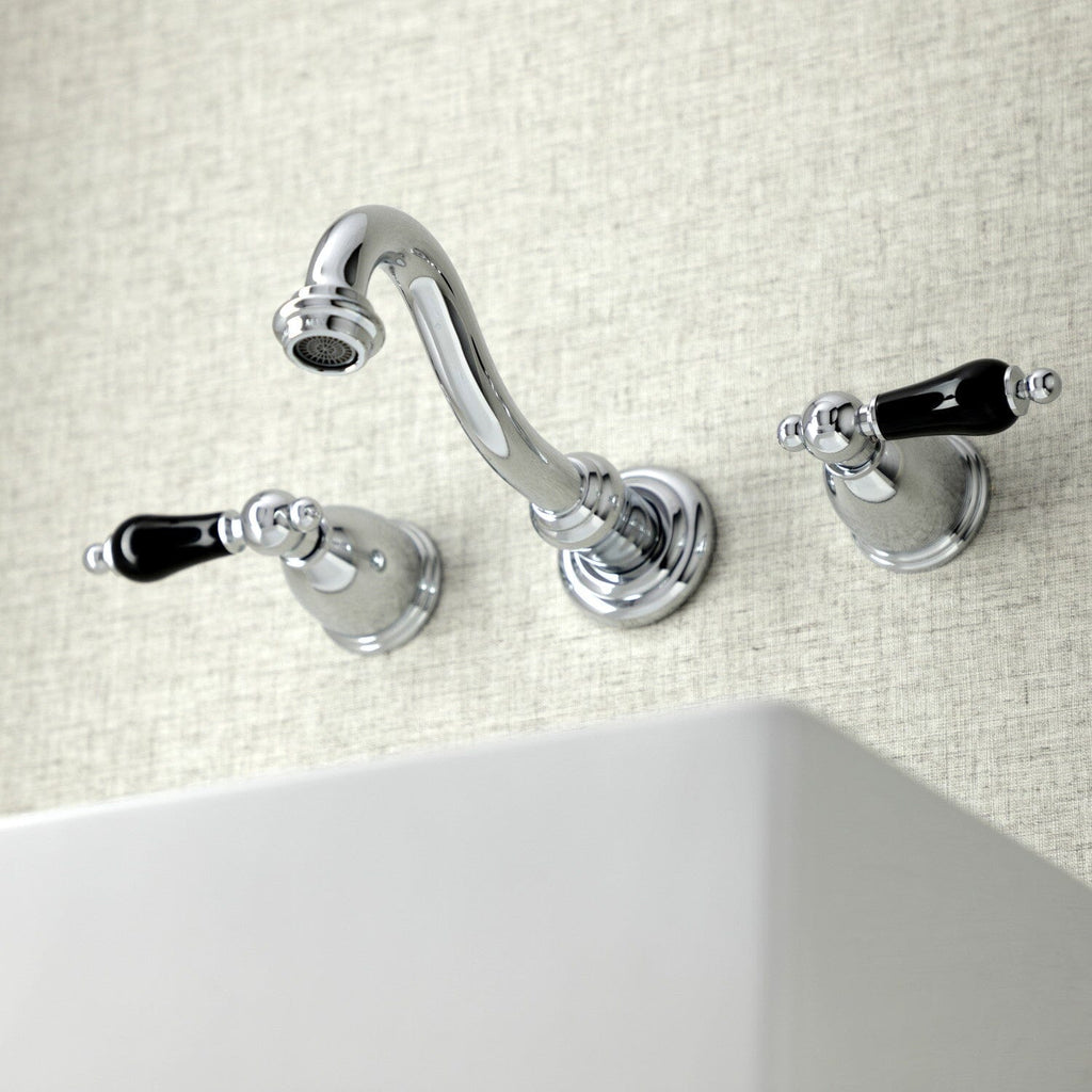 Duchess Double-Handle 3-Hole Wall Mount Bathroom Faucet