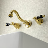Duchess Double-Handle 3-Hole Wall Mount Bathroom Faucet