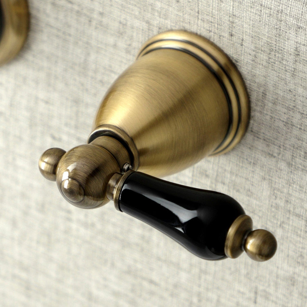 Duchess Double-Handle 3-Hole Wall Mount Bathroom Faucet