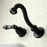 Duchess Double-Handle 3-Hole Wall Mount Bathroom Faucet