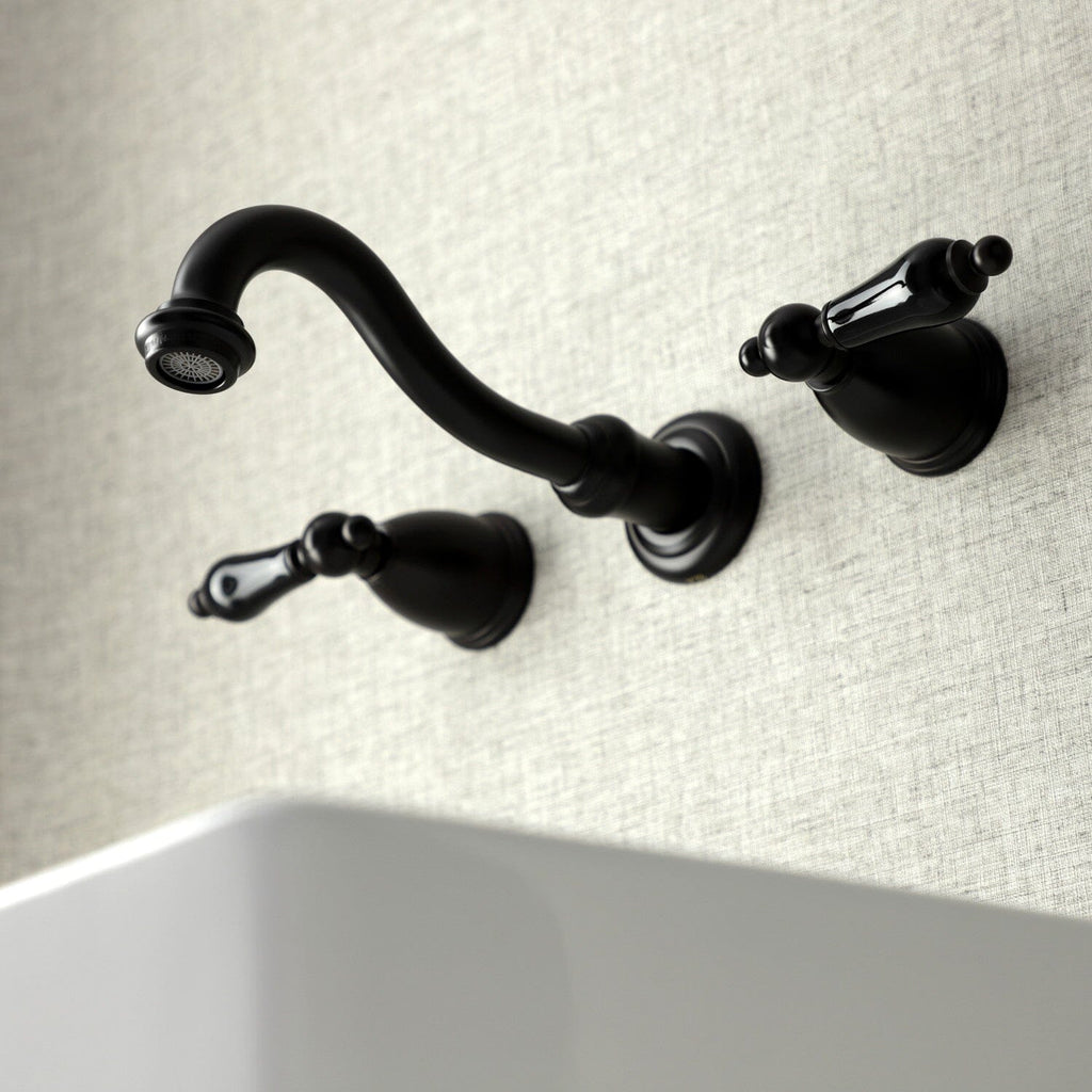 Duchess Double-Handle 3-Hole Wall Mount Bathroom Faucet