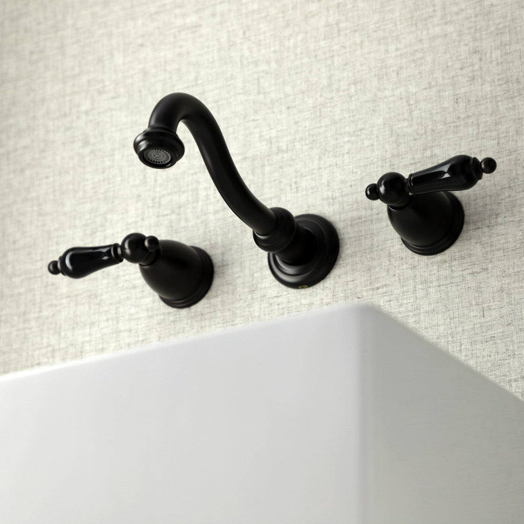 Duchess Double-Handle 3-Hole Wall Mount Bathroom Faucet
