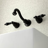 Duchess Double-Handle 3-Hole Wall Mount Bathroom Faucet