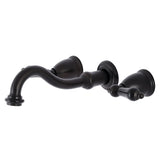 Duchess Double-Handle 3-Hole Wall Mount Bathroom Faucet