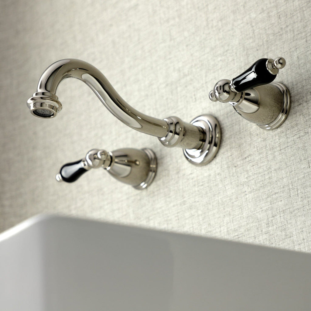Duchess Double-Handle 3-Hole Wall Mount Bathroom Faucet
