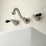 Duchess Double-Handle 3-Hole Wall Mount Bathroom Faucet