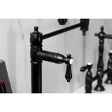 Heirloom Two-Handle 1-Hole Deck Mount Pot Filler Faucet