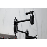 Heirloom Two-Handle 1-Hole Deck Mount Pot Filler Faucet