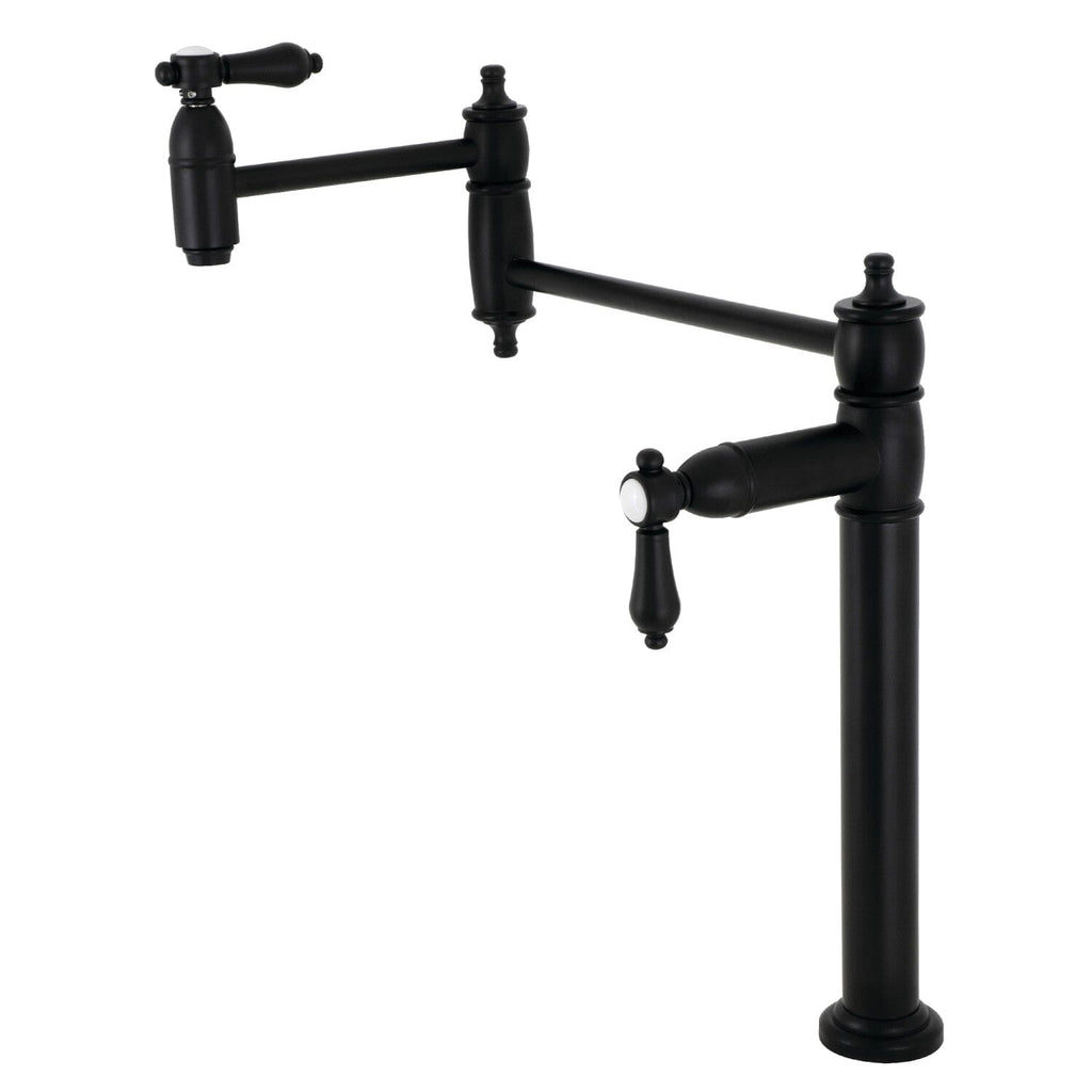 Heirloom Two-Handle 1-Hole Deck Mount Pot Filler Faucet