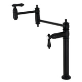 Heirloom Two-Handle 1-Hole Deck Mount Pot Filler Faucet