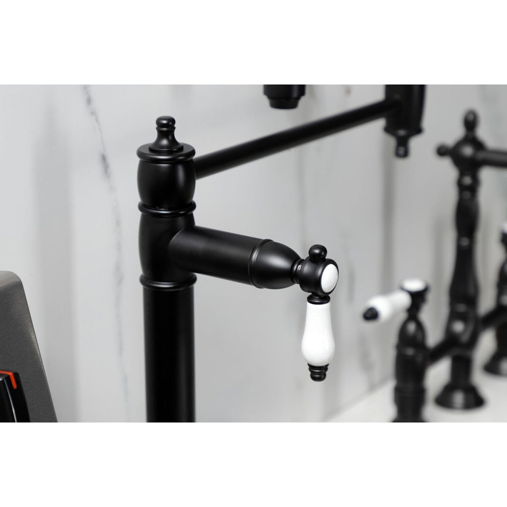 Bel-Air Two-Handle 1-Hole Deck Mount Pot Filler Faucet