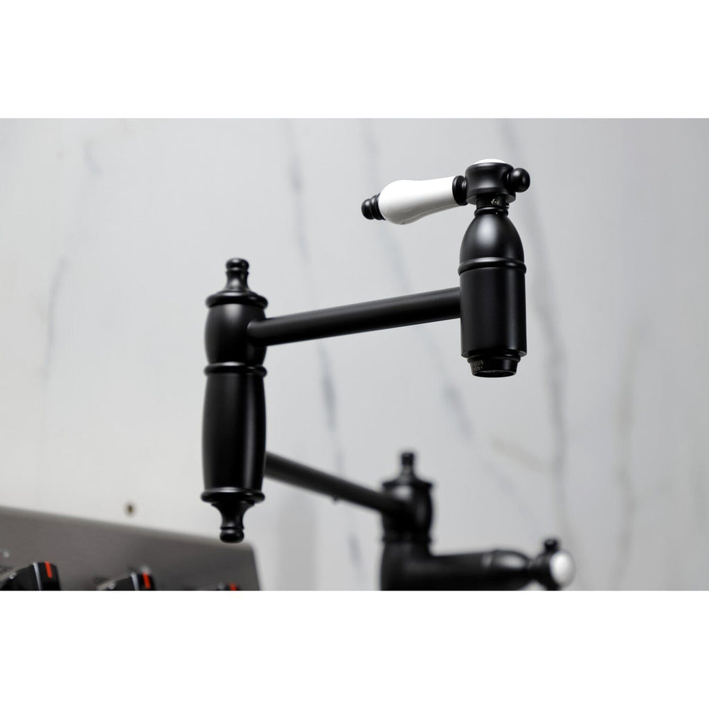 Bel-Air Two-Handle 1-Hole Deck Mount Pot Filler Faucet