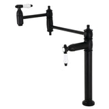 Bel-Air Two-Handle 1-Hole Deck Mount Pot Filler Faucet