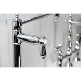 Heirloom Two-Handle 1-Hole Deck Mount Pot Filler Faucet
