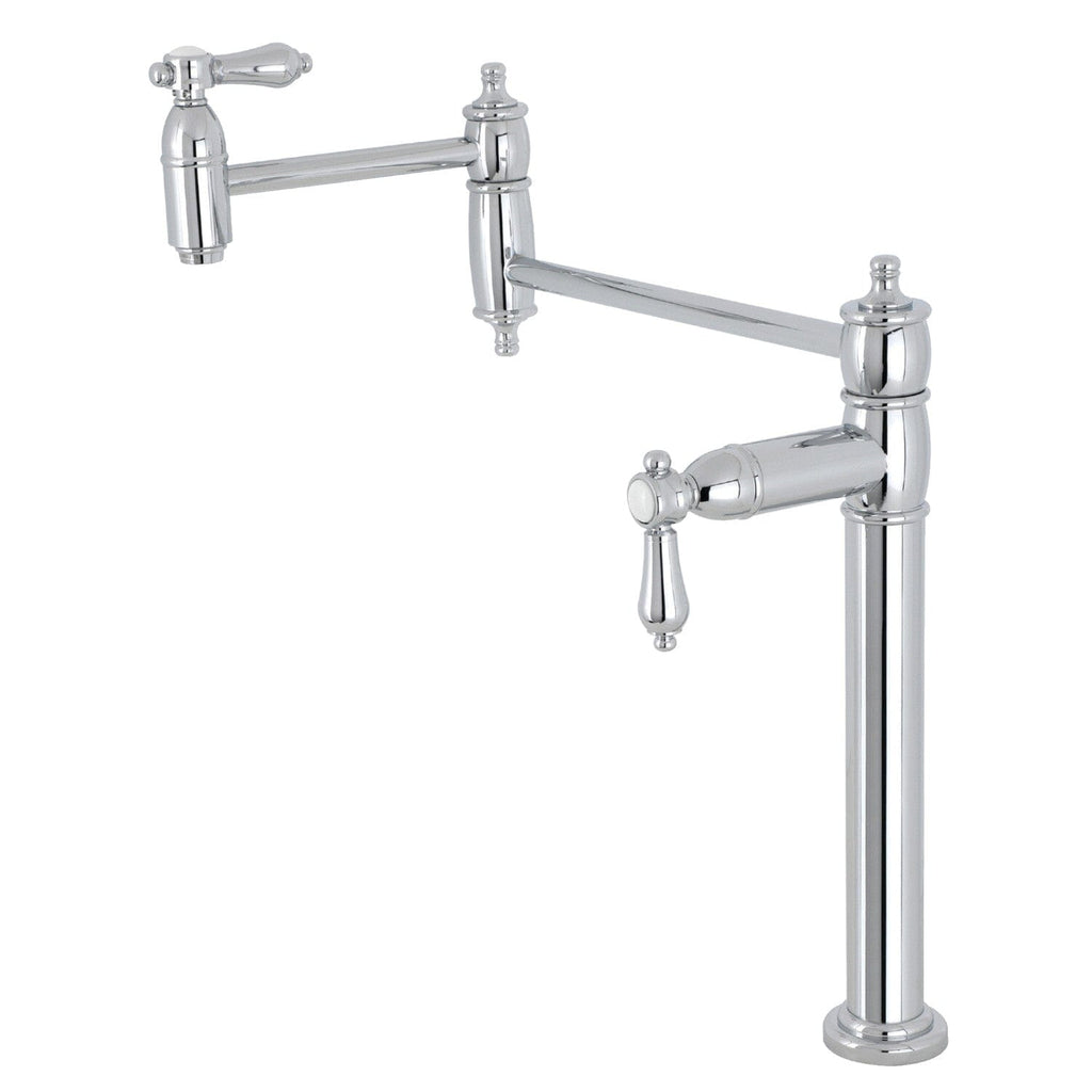 Heirloom Two-Handle 1-Hole Deck Mount Pot Filler Faucet