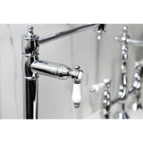Bel-Air Two-Handle 1-Hole Deck Mount Pot Filler Faucet